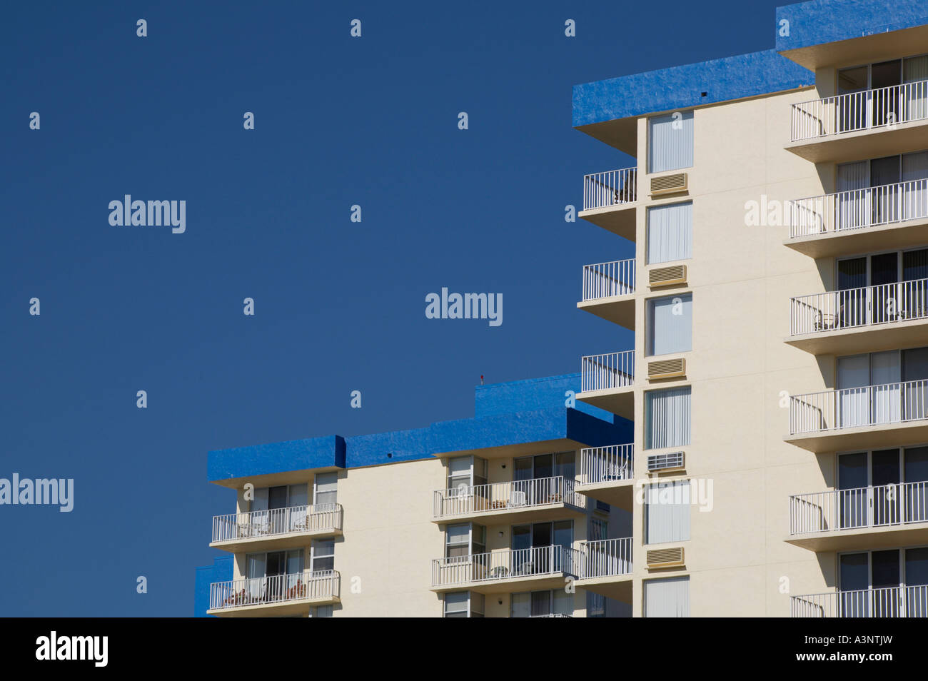 Picture of High rise condos along Fort Myers Beach on the Gulf of Mexico in ...