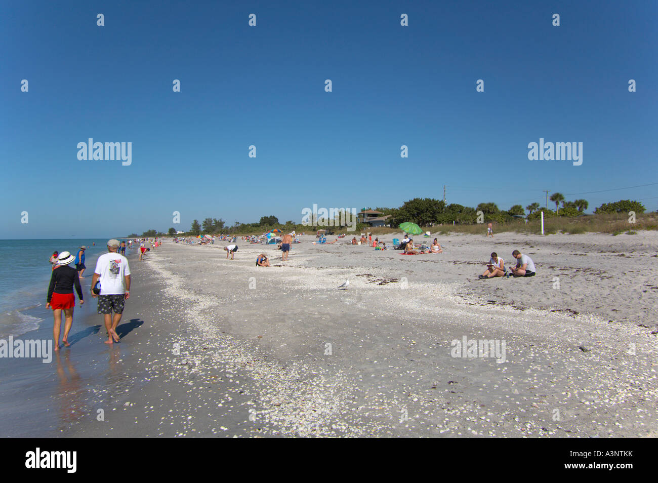 Manasota Beach on the Gulf of Mexico on Manasota Key in southwestern