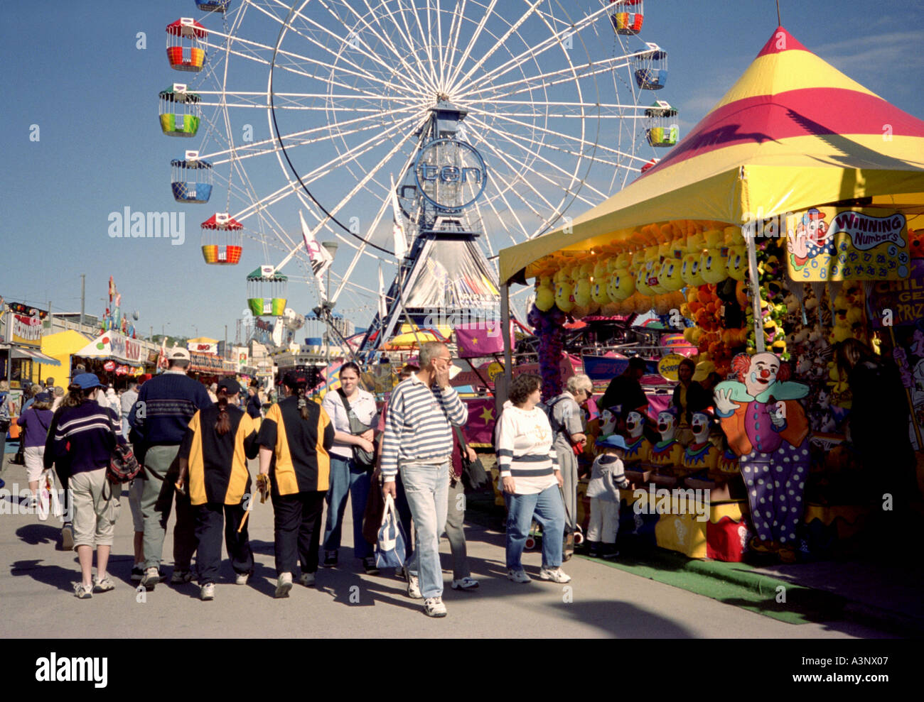 A DAY AT THE FAIRGROUND SHOW Stock Photo Alamy