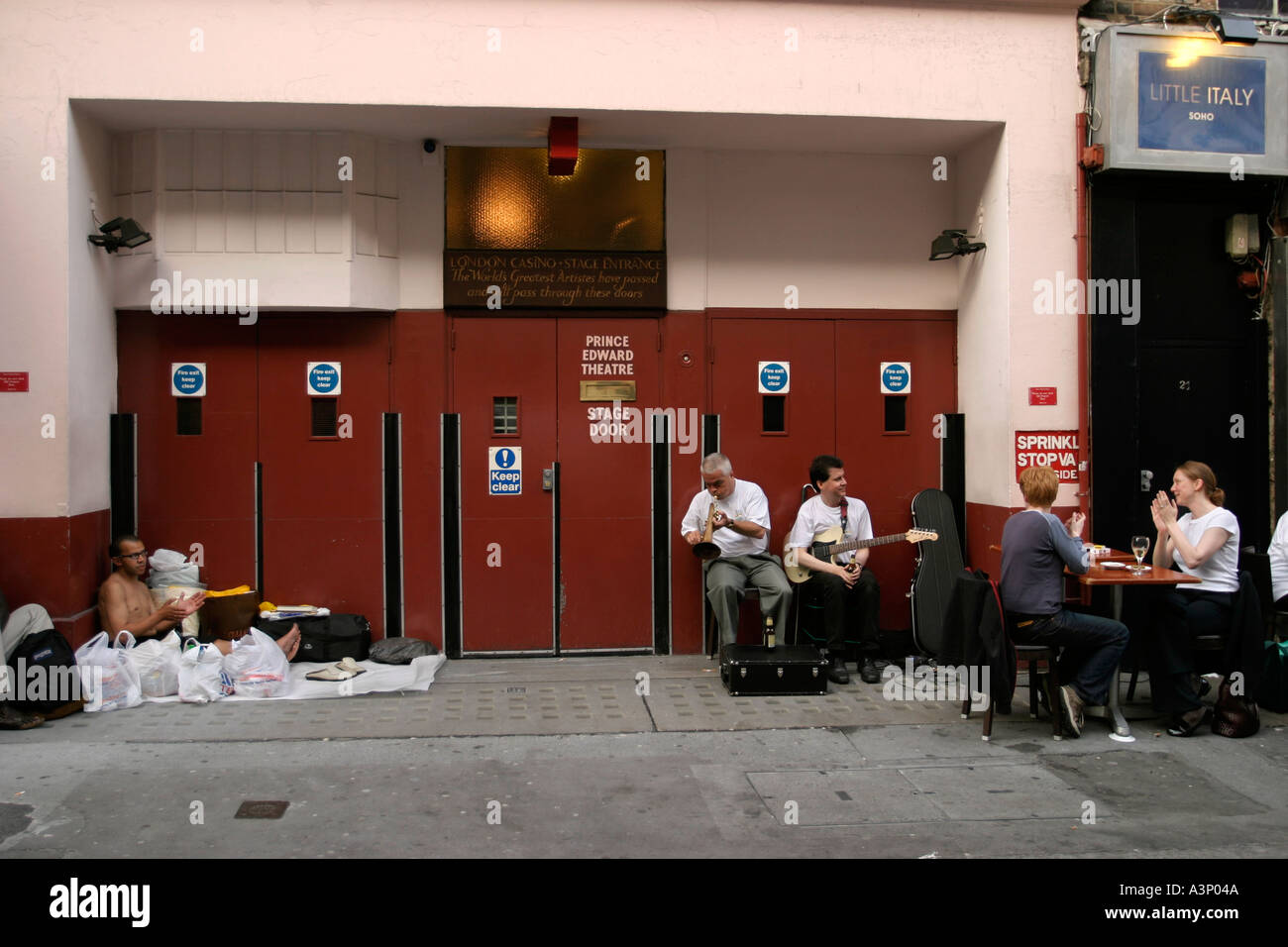Little Italy Soho London England Britain UK Stock Photo Alamy