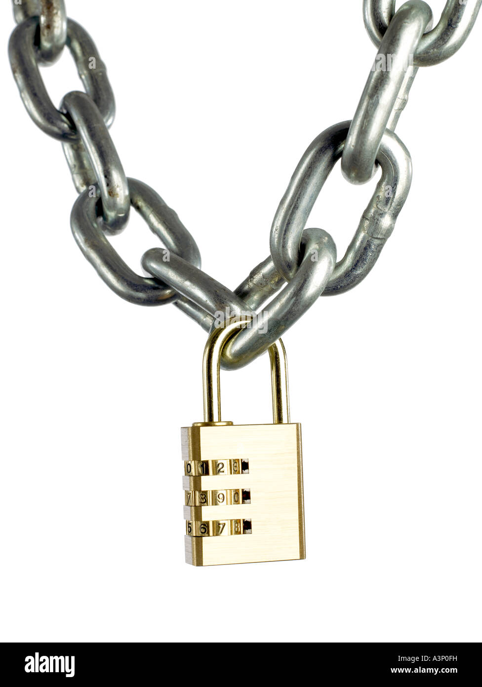Lock Chain Stock Photo