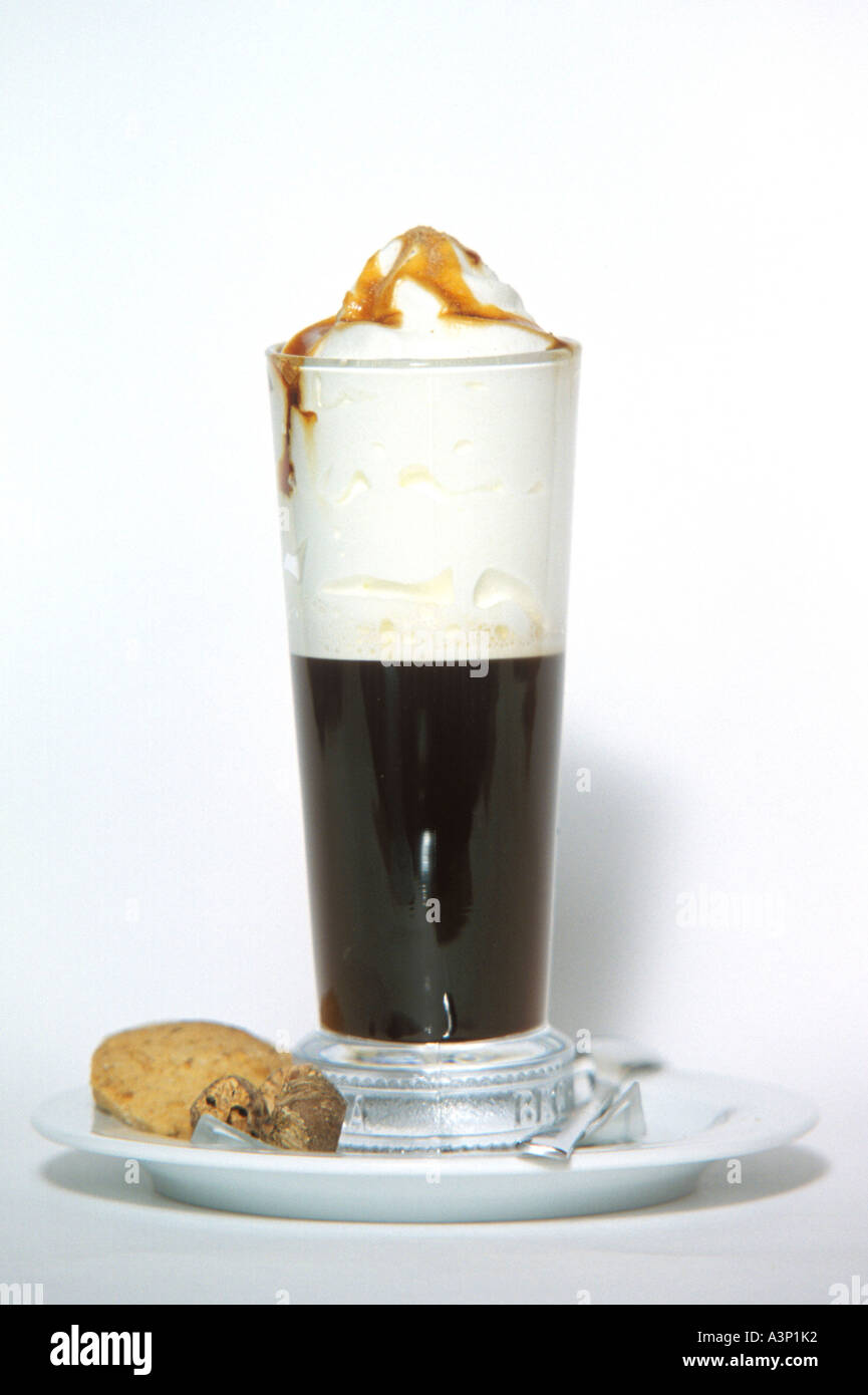 drink Viennese coffee Stock Photo