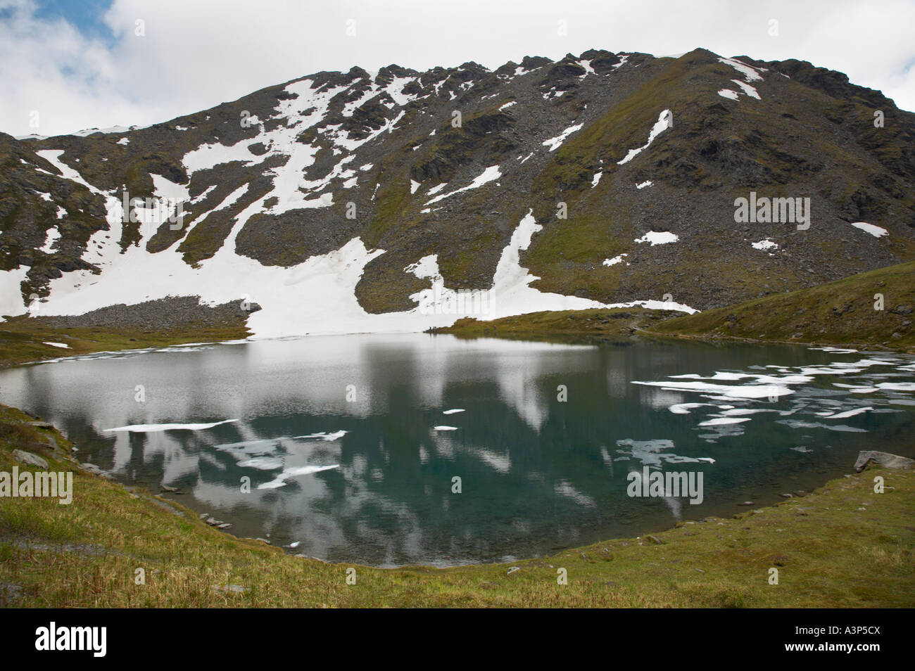 Summit Lake on Hatcher Pass Road also known as Fishhook Willow Road