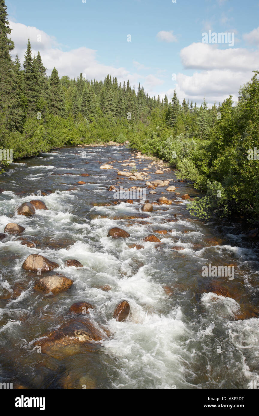 Willow Creek along Hatcher Pass Road, Alaska Stock Photo Alamy