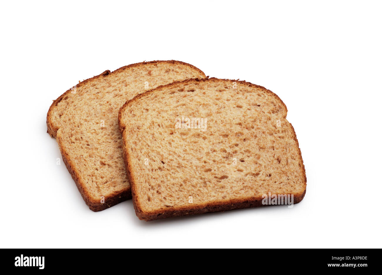 wheat bread slices Stock Photo