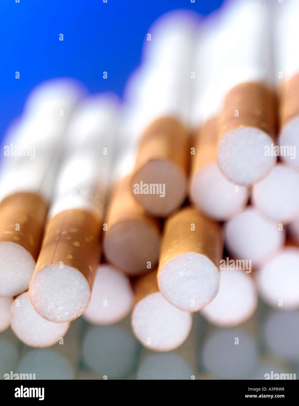Filter tipped cigarettes nicotin Stock Photo Alamy