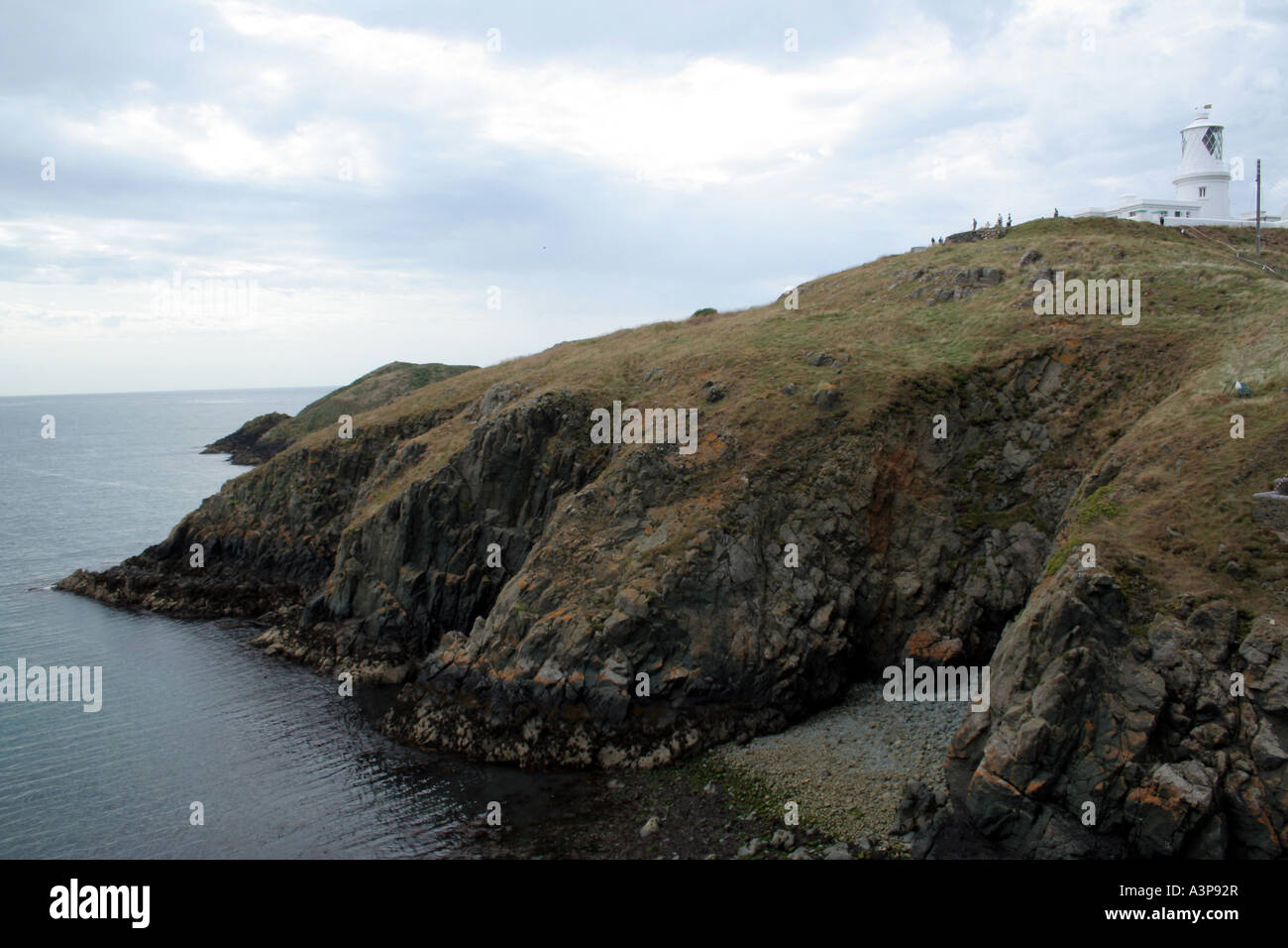 Strumble Head Rocks Strumble head coastline Stock Photo - Alamy