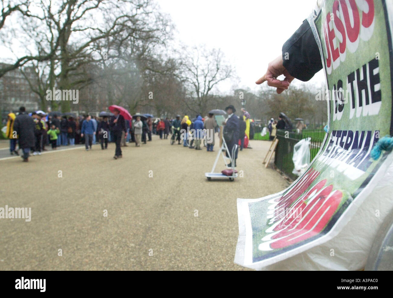 Speakers Corner Hyde Park London UK Stock Photo Alamy
