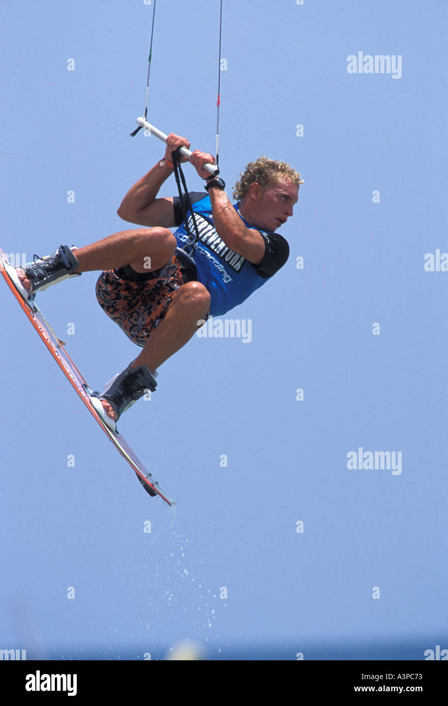 Kite surfing Stock Photo