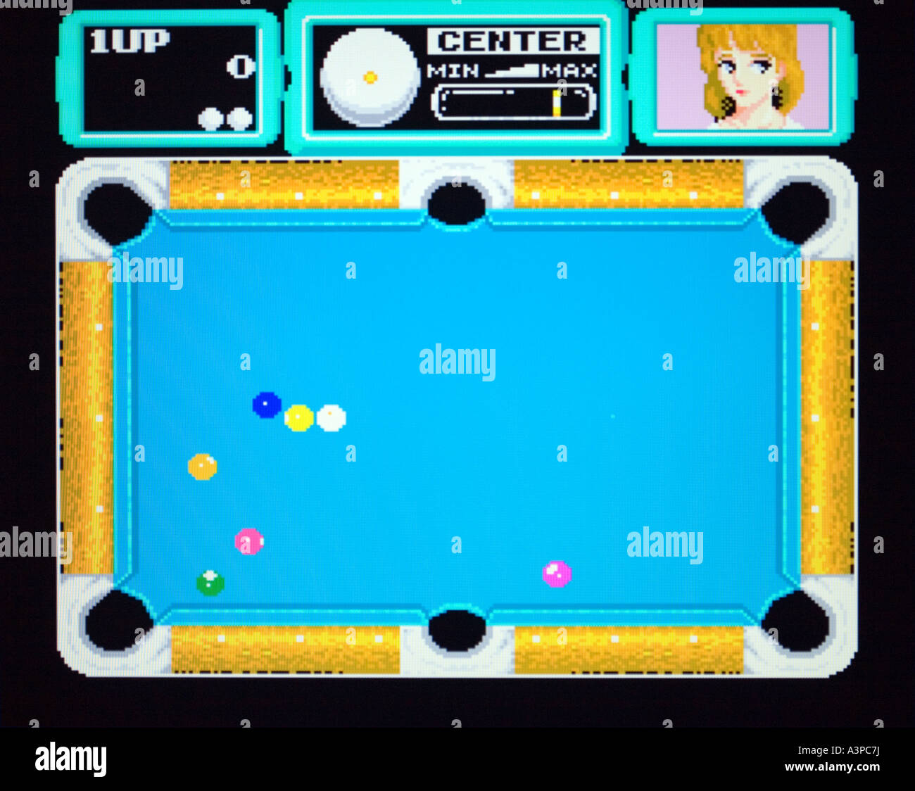 Pocket Gal Data East Corp 1987 vintage arcade videogame screenshot