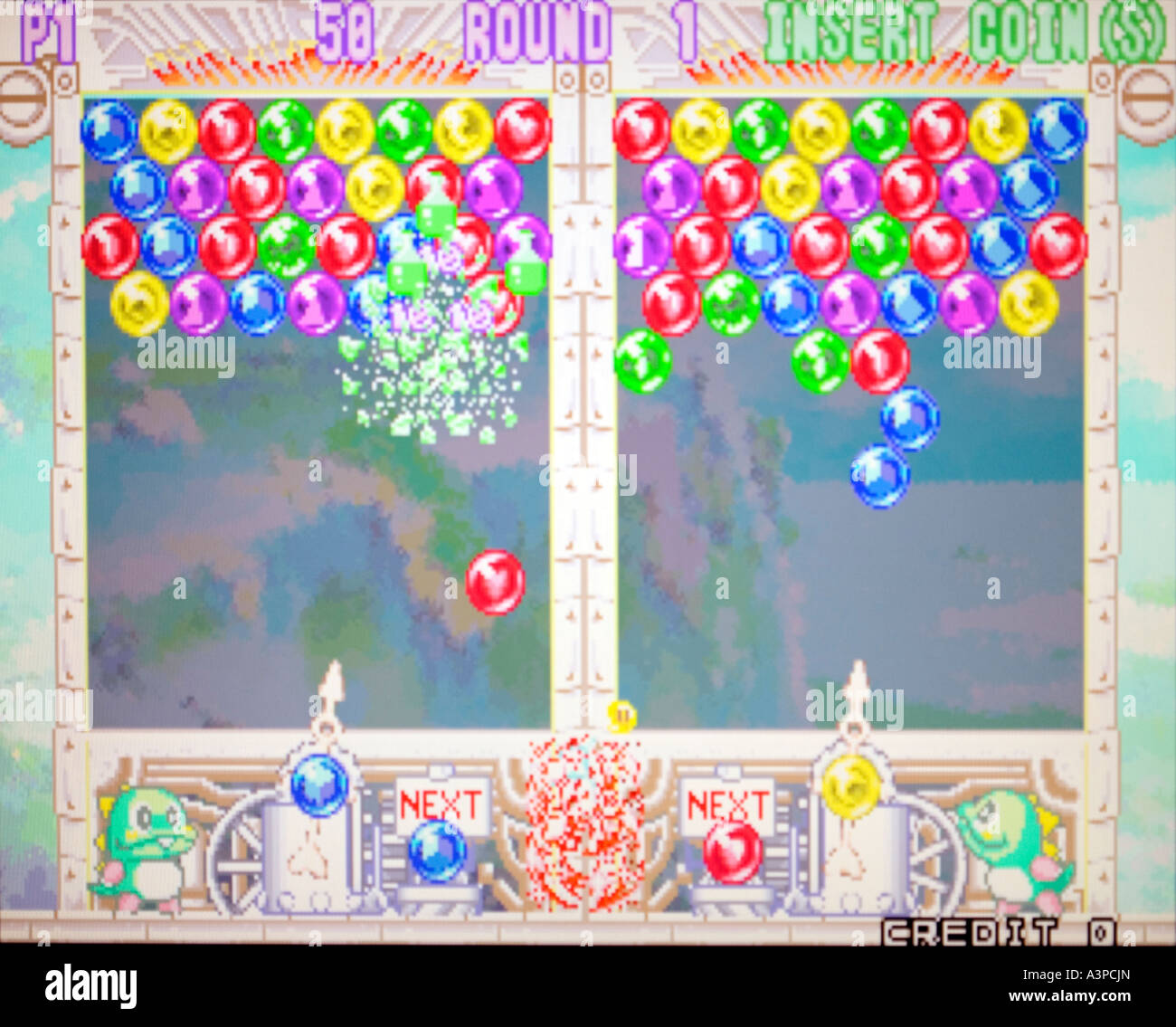 Puzzle Bobble 3 Taito Corp 1996 vintage arcade videogame screenshot  EDITORIAL USE ONLY Stock Photo - Alamy