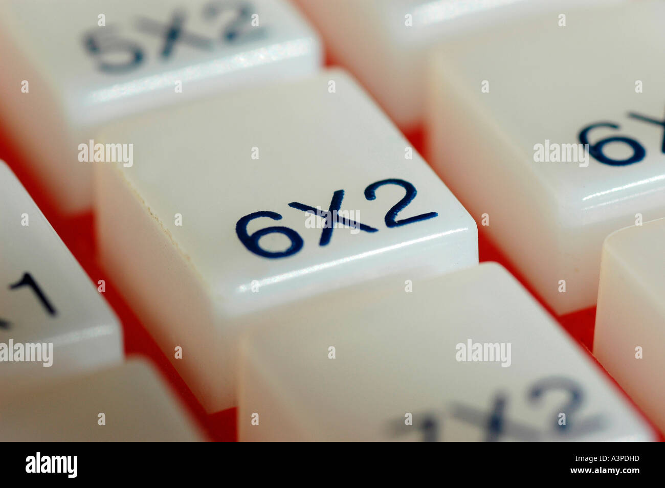 Times Learning Numbers 6 2 two six Stock Photo - Alamy