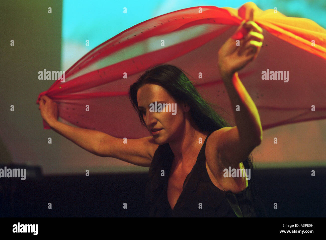 The concert of polish pop singer Kayah in Berlin, Germany Stock Photo