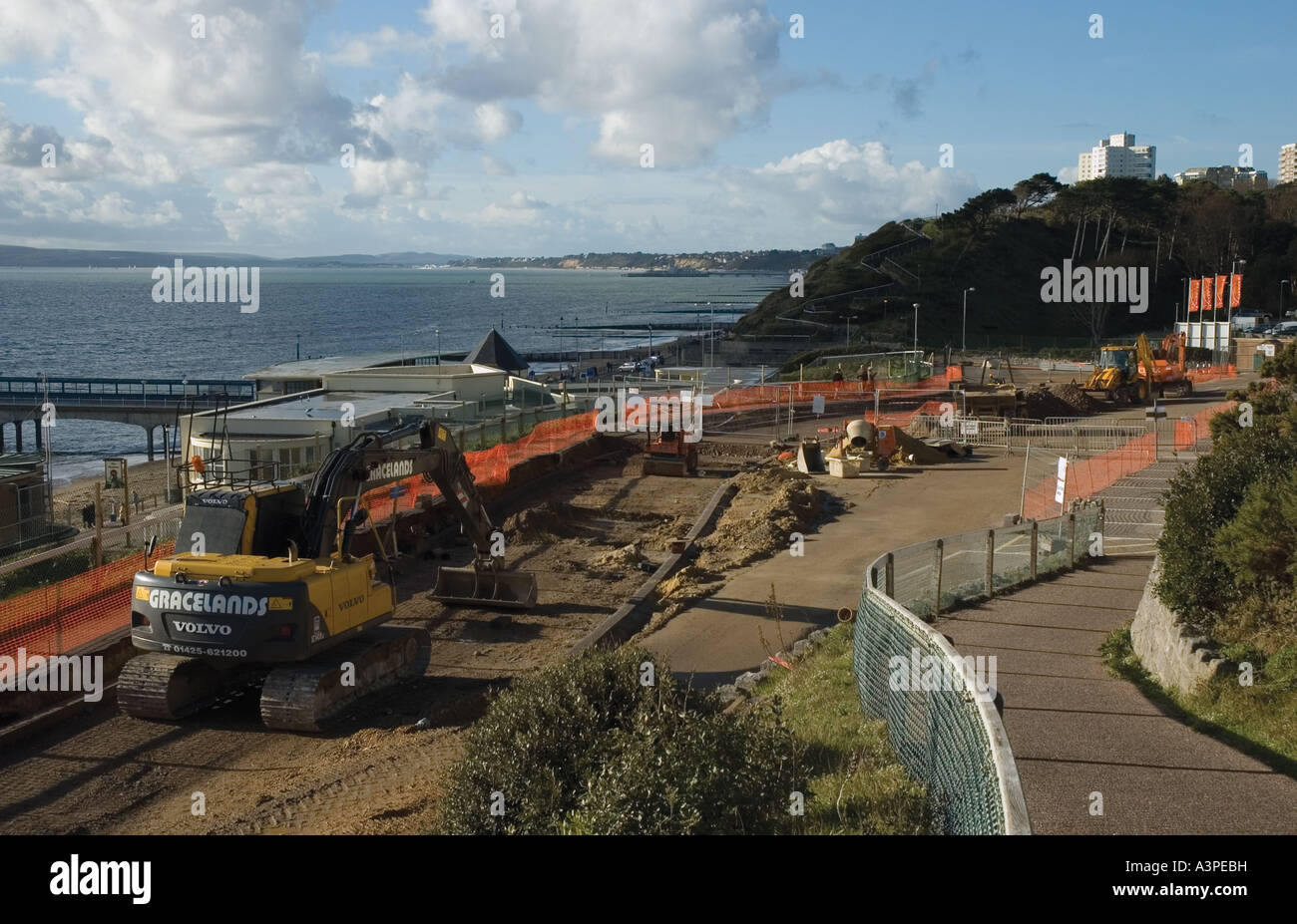 The entrance to the new Barratt Homes development of seafront