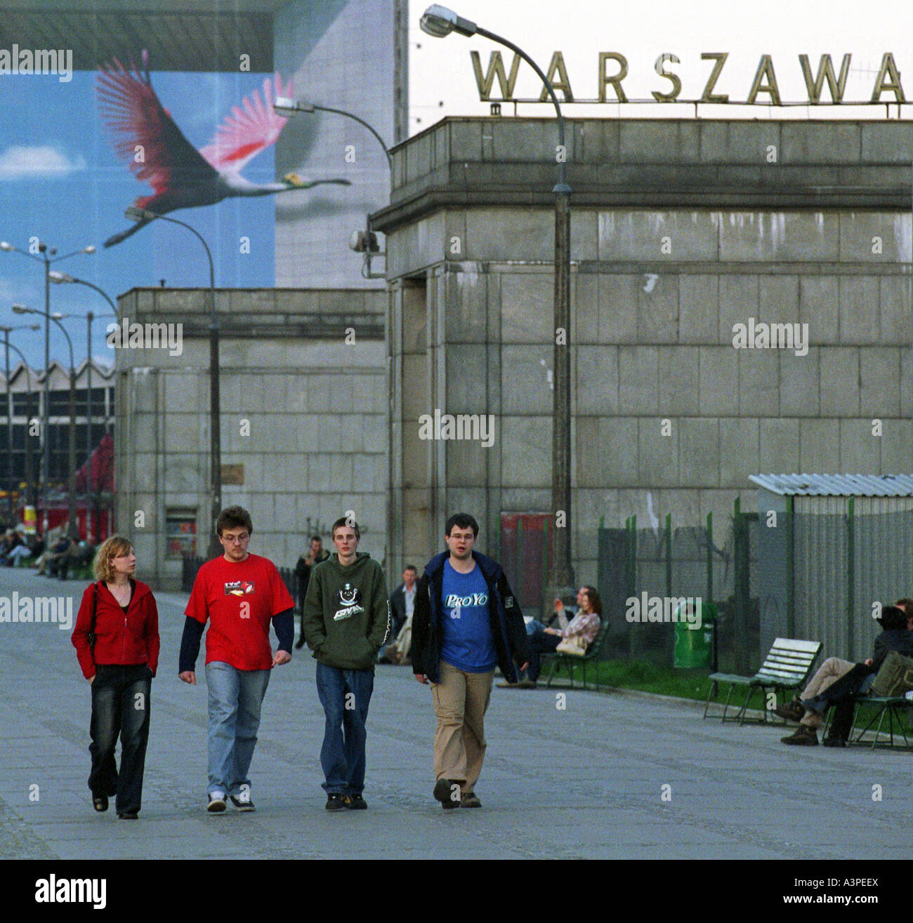 Warsaw poland billboard advertising hires stock photography and images