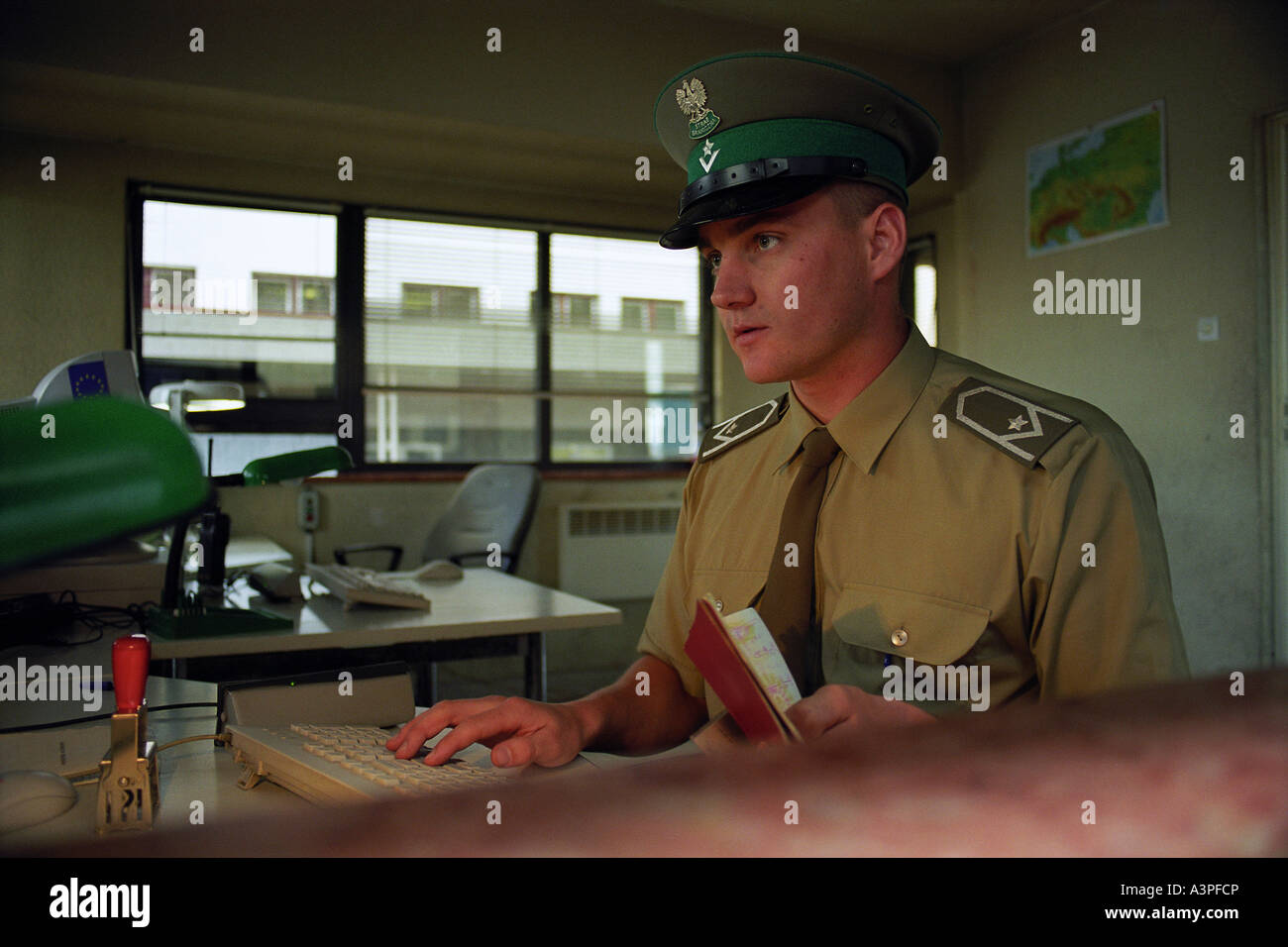 Border Guard Passport High Resolution Stock Photography And Images Alamy