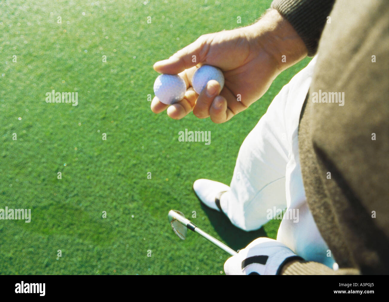 Overhead view golf club ball hires stock photography and images Alamy