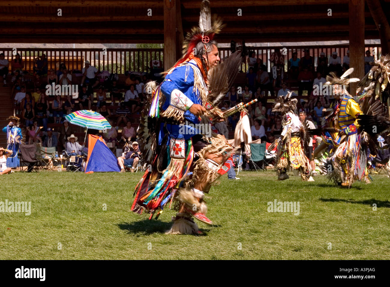 Canada, British Columbia, Kamloops, Kamloopa Pow Wow, Men's Traditional