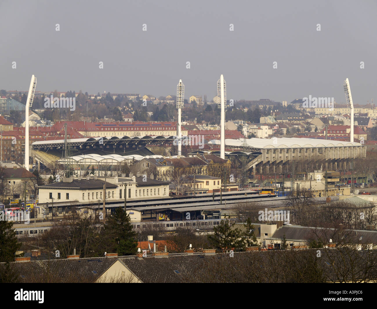 Vienna, stadion Huetteldorf Stock Photo