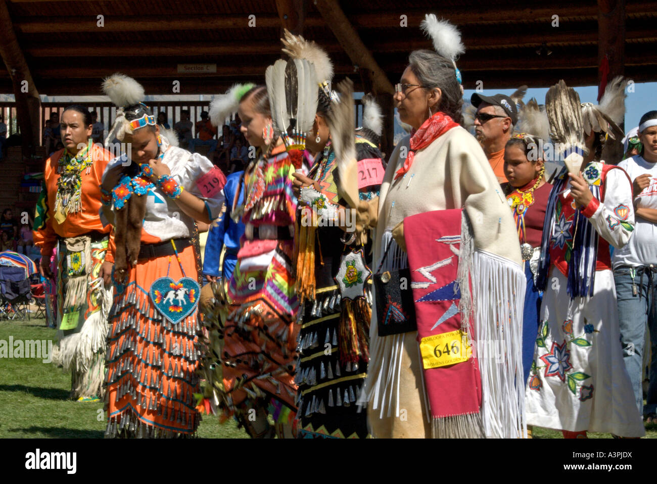 Canada, British Columbia, Kamloops, Kamloopa Pow Wow, intertribal walk