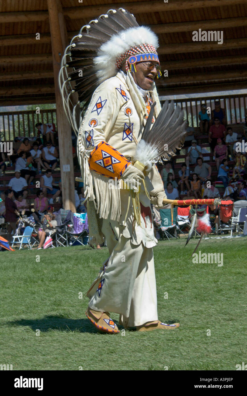 Canada, British Columbia, Kamloops, Kamloopa Pow Wow, Men's Buckskin