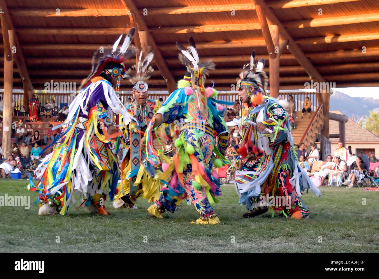 Canada, British Columbia, Kamloops, Kamloopa Pow Wow, adult men team