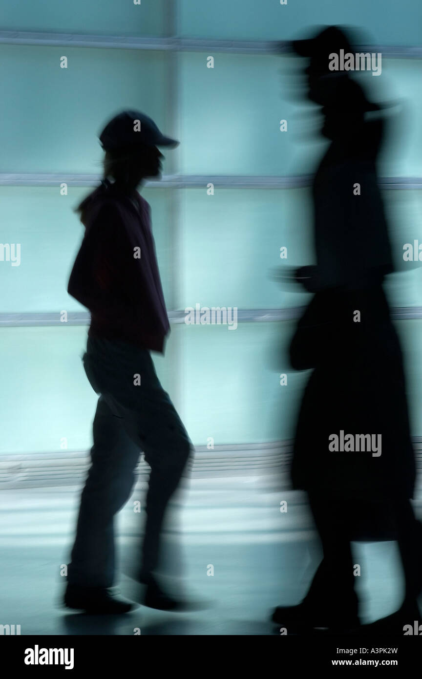 Silhouette of a teenage girl Stock Photo - Alamy