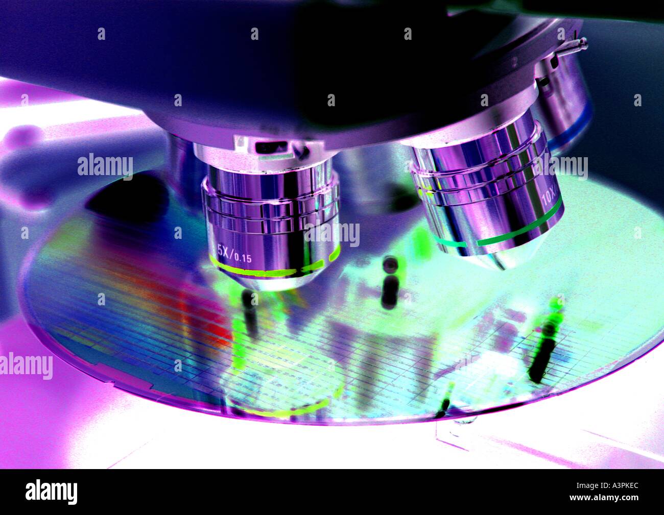 In Hitech Lab Stock Photo Alamy