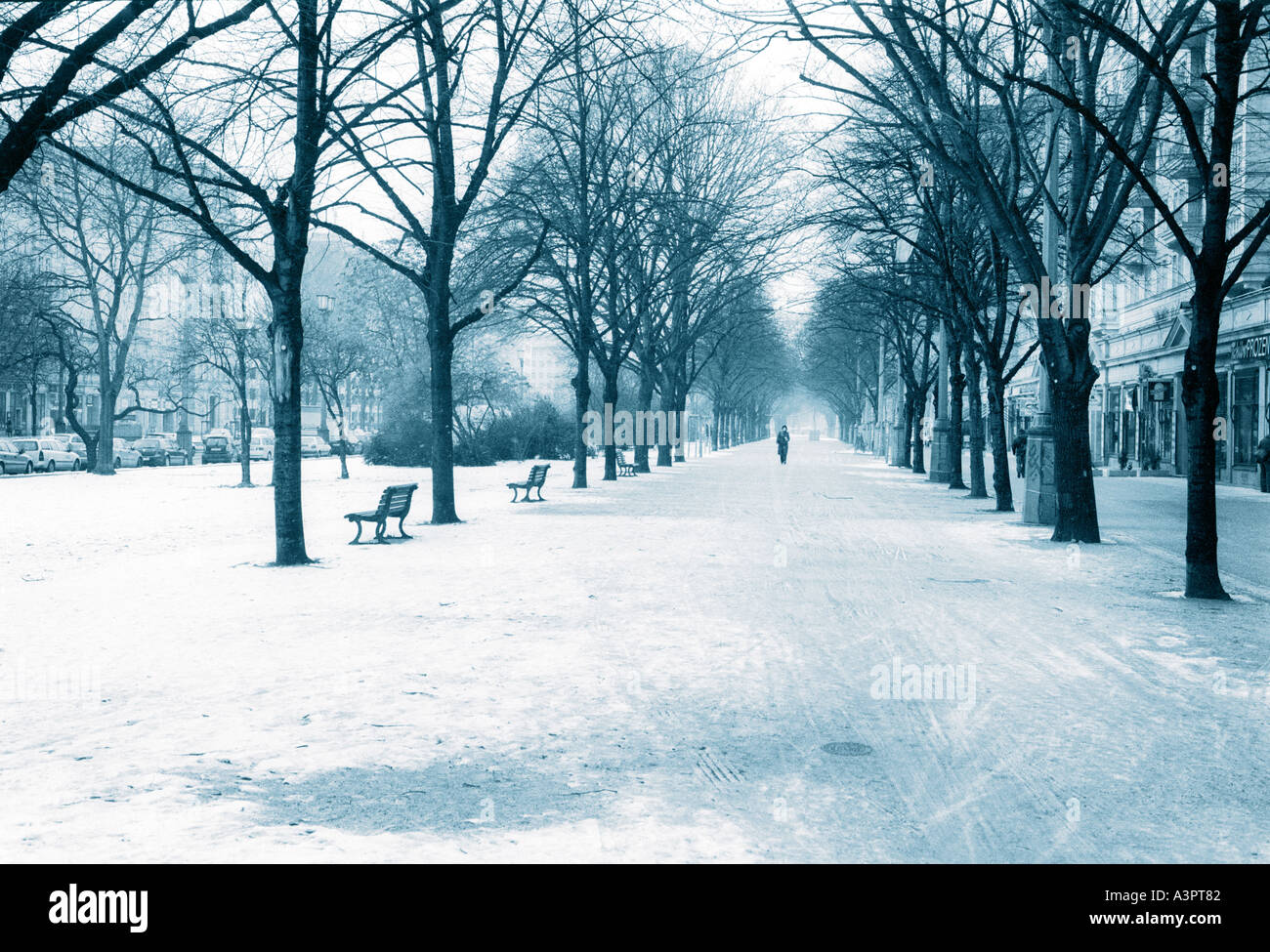 Winter urban landscape snow hi-res stock photography and images - Alamy