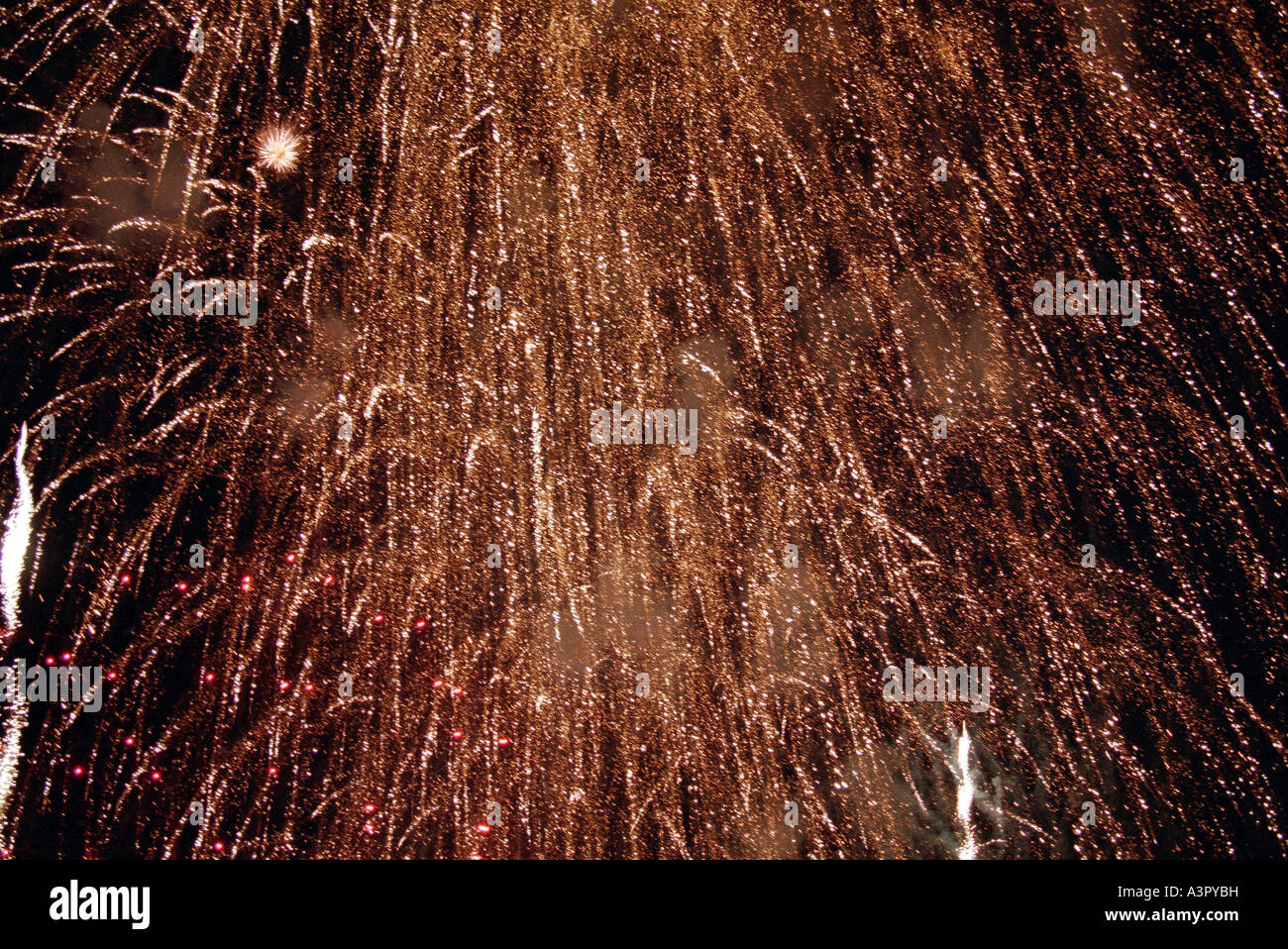 Fireworks in the sky Stock Photo
