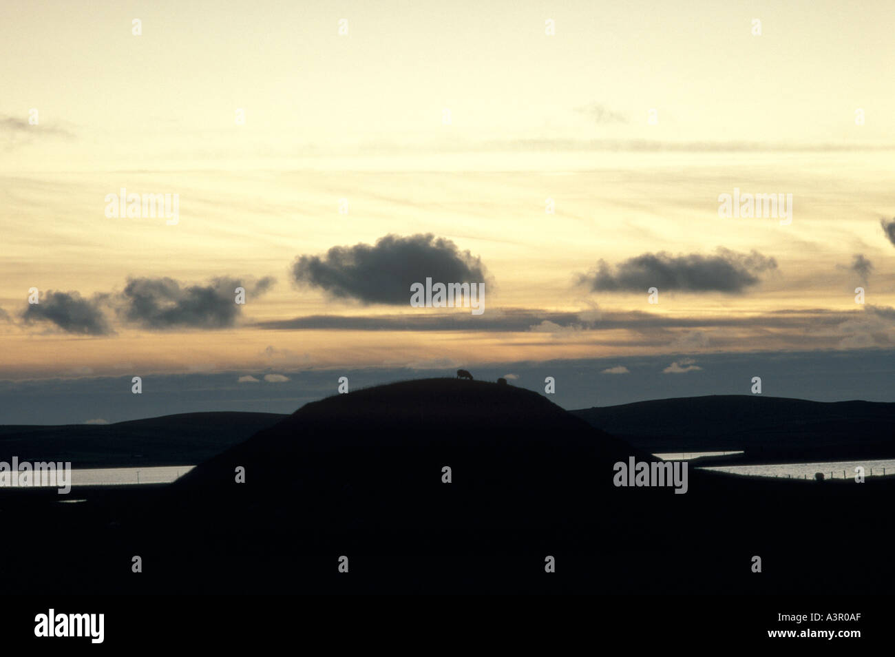 Maeshowe chambered cairn a neolithic burial chamber Finstown Mainland ...