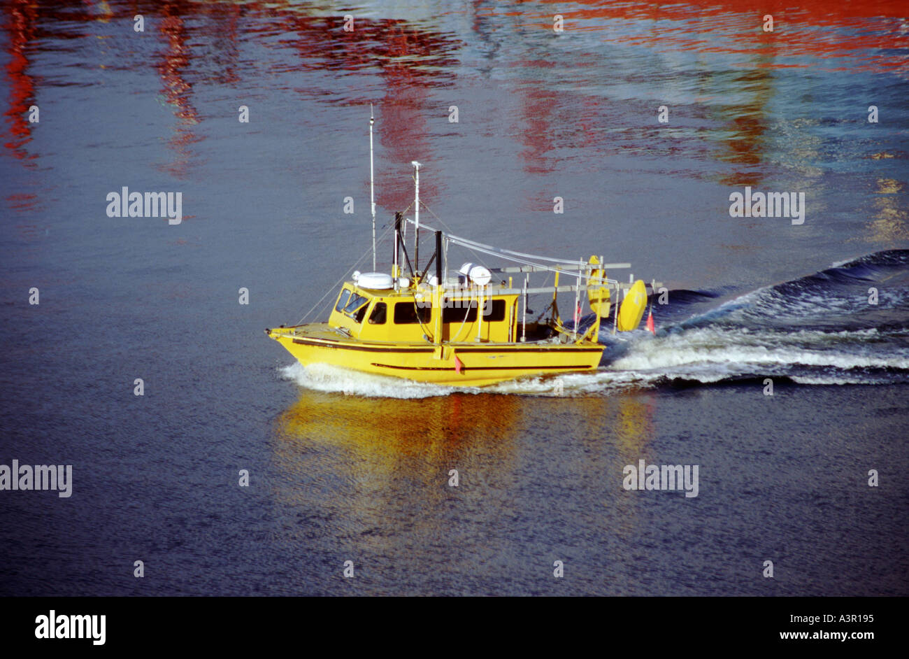 Lobster Boat Bar Harbor Maine Stock Photo Alamy