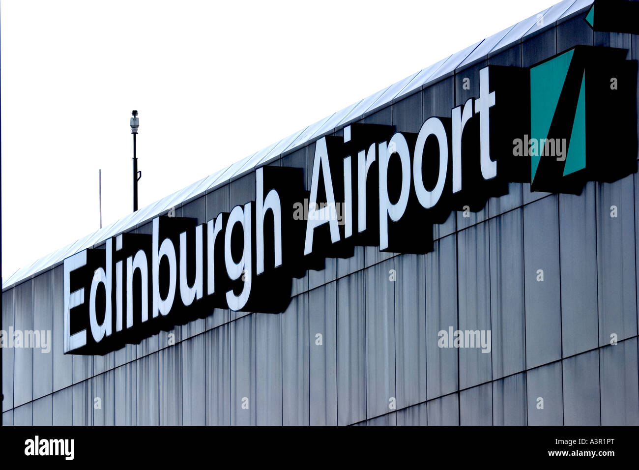 BAA Edinburgh Airport outside signage Stock Photo - Alamy