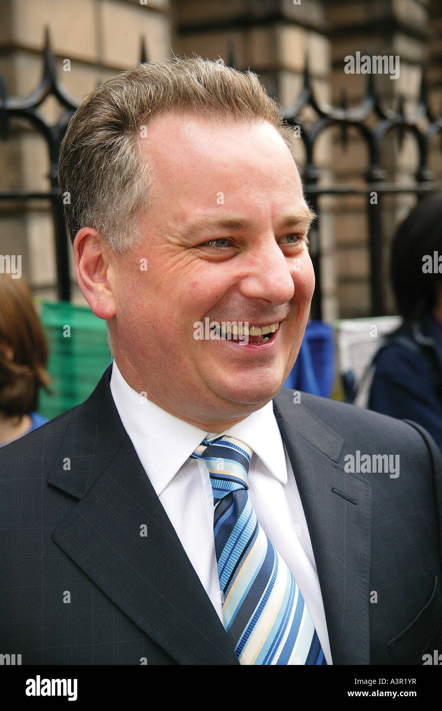 Scotland s current first minister jack mcconnell stock photo alamy