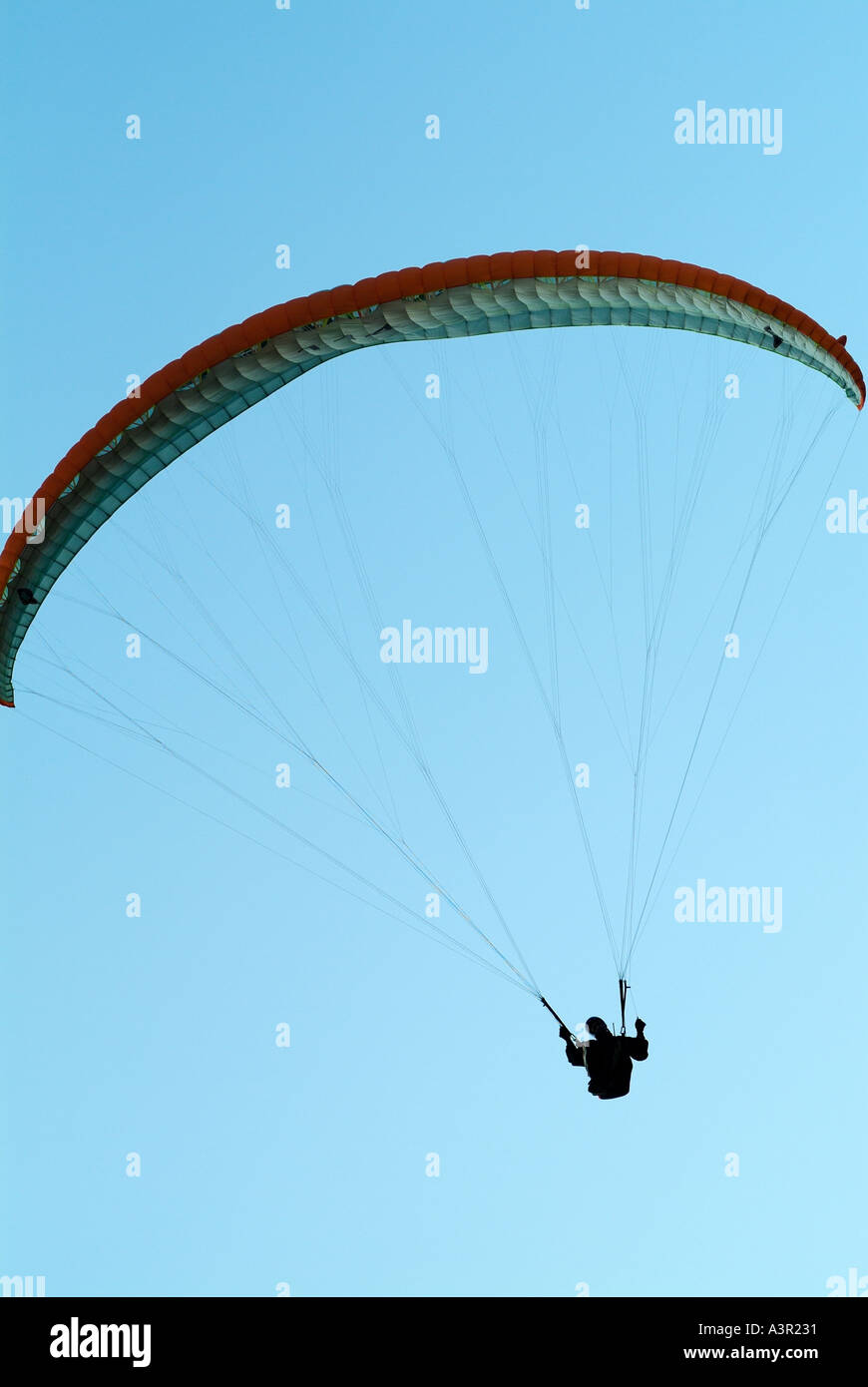 Paragliding Stock Photo