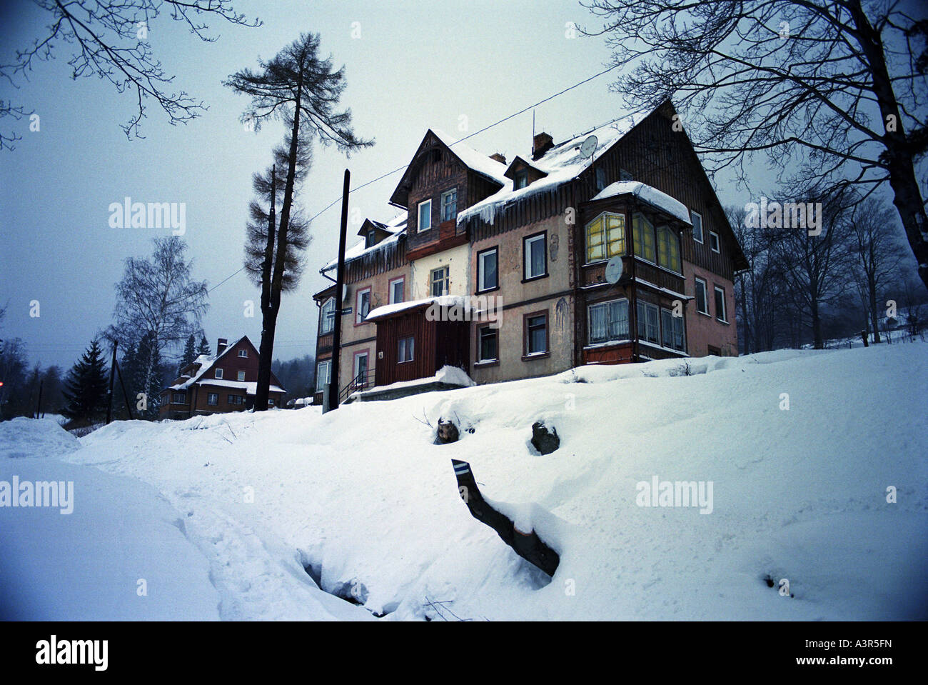 Hause in the Giant Mountains (Karkonosze), Szklarska Poreba, Poland Stock Photo