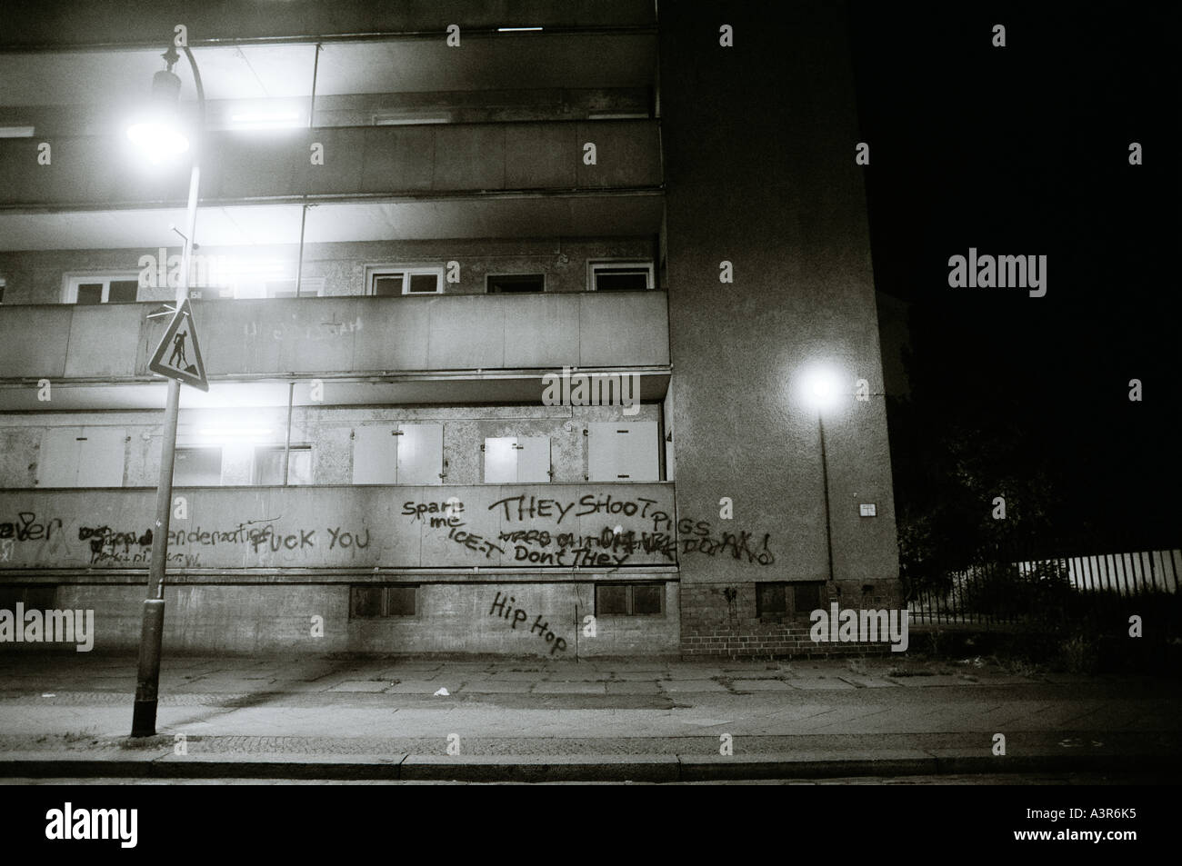 Reportage Photography Cold War slum housing estate in West Berlin in