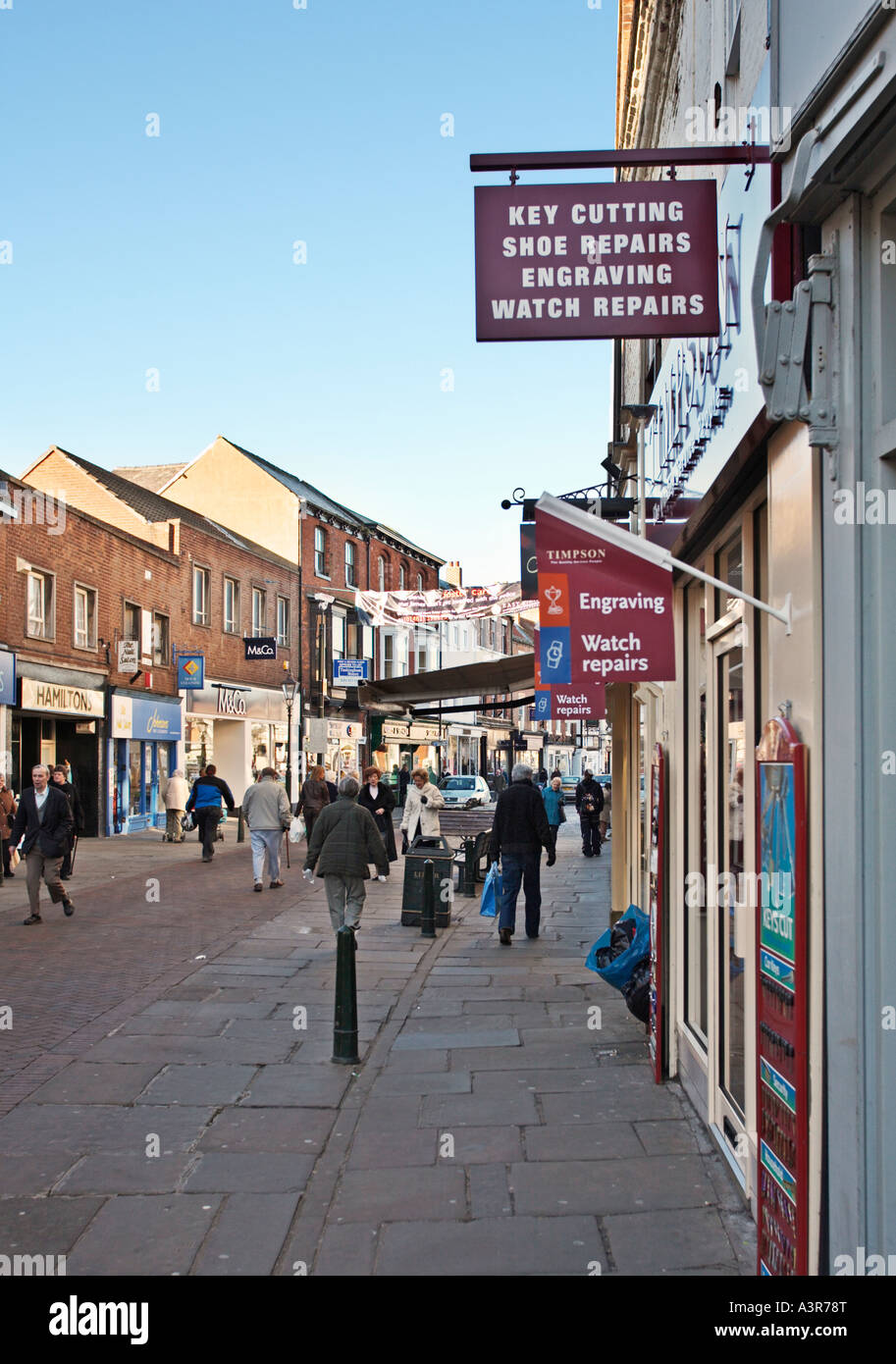 Shopping in Beverley East Yorkshire UK Stock Photo