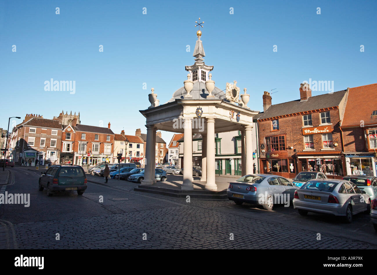 Market Cross in the Market Square Beverley East Yorkshire UK Stock Photo