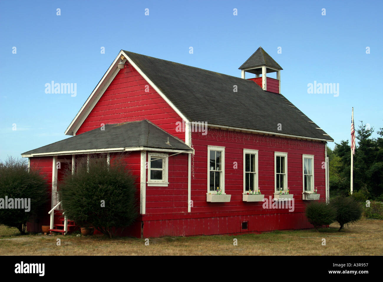 Stone Lagoon Schoolhouse in Orick California Stock Photo Alamy