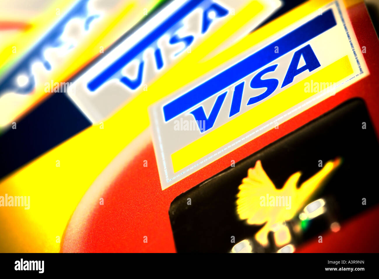 Visa credit card hologram hi-res stock photography and images - Alamy
