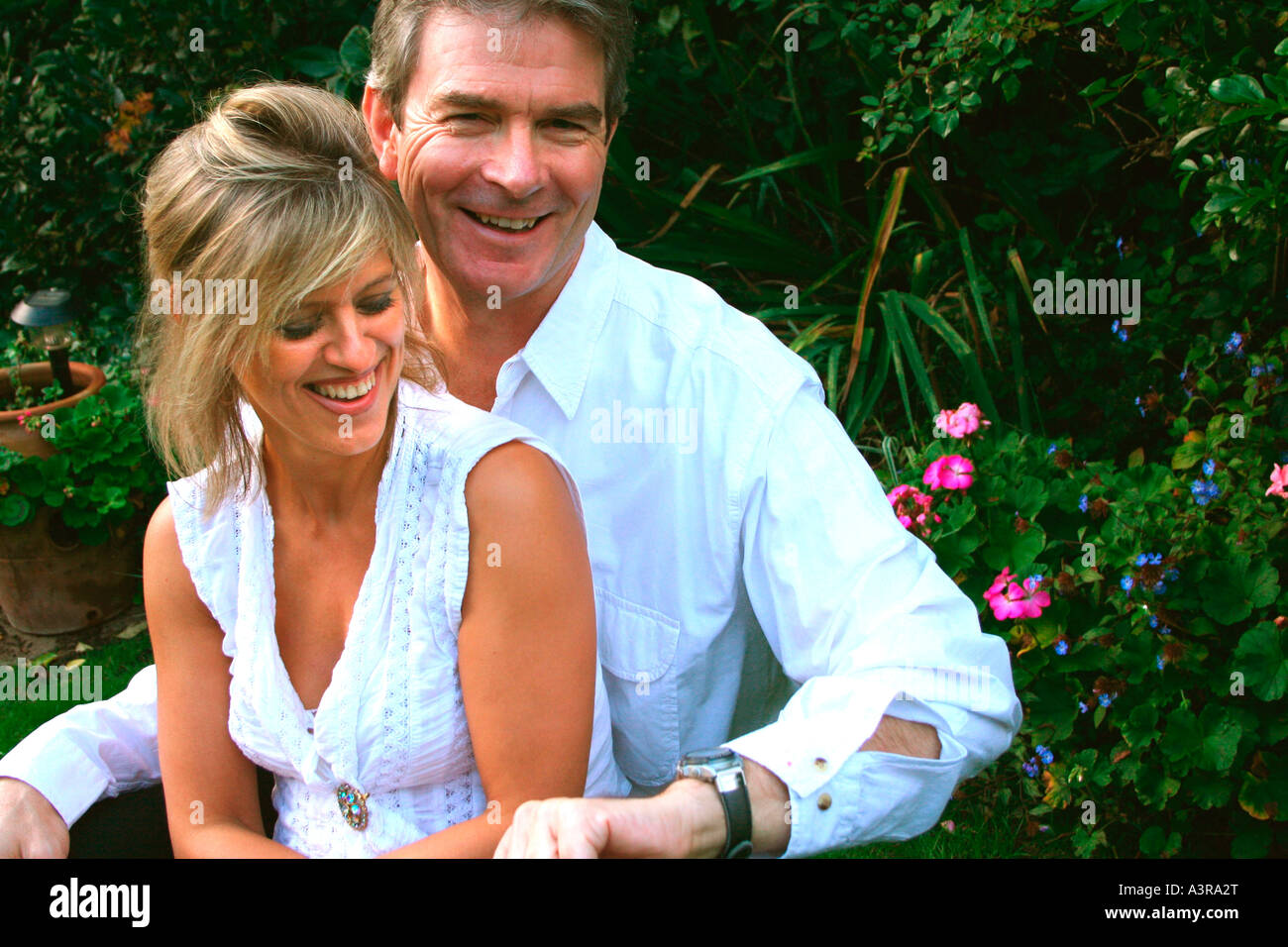 Middle aged couple holds hi-res stock photography and images - Alamy