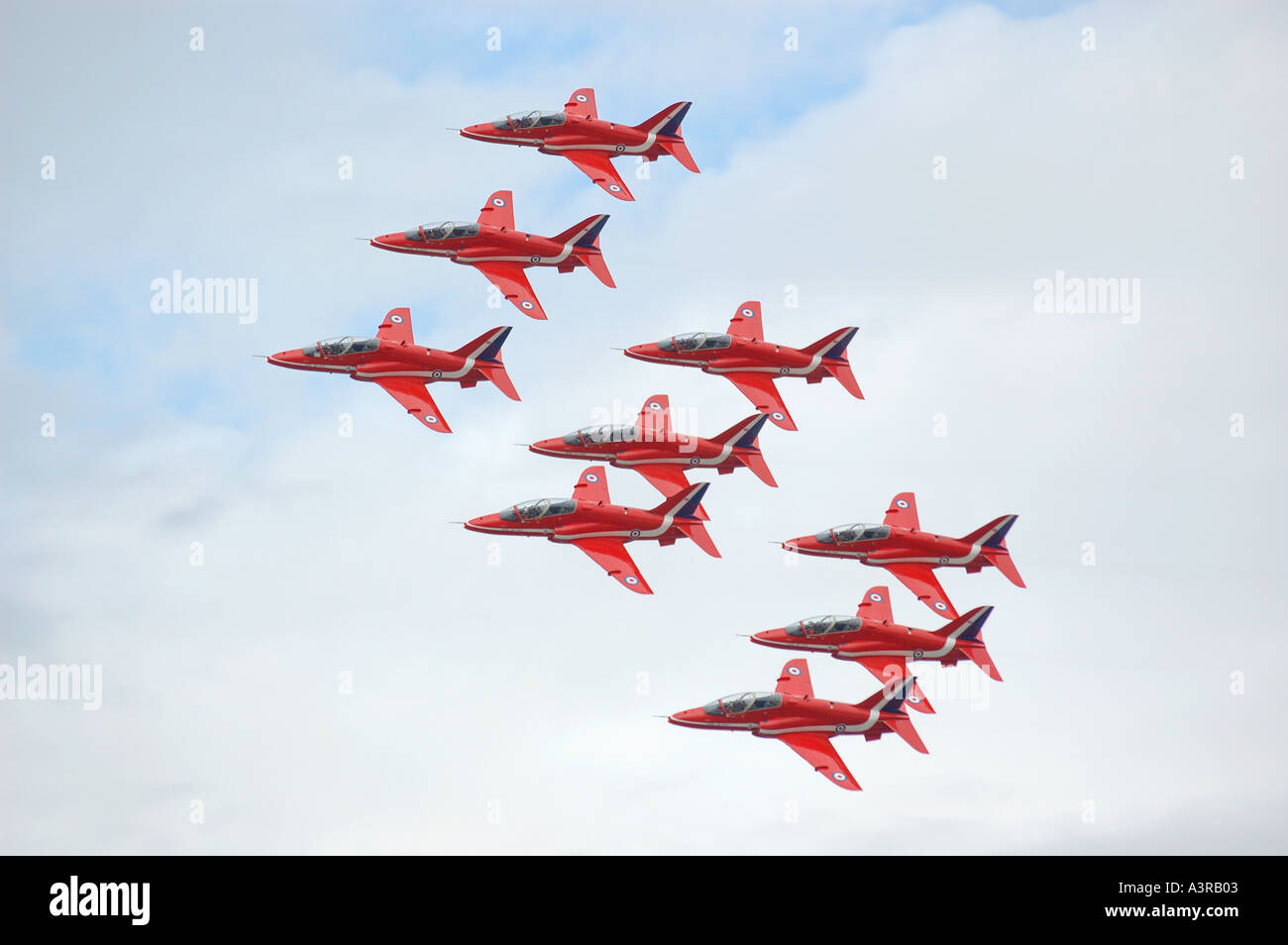The red arrows arial display team Stock Photo - Alamy