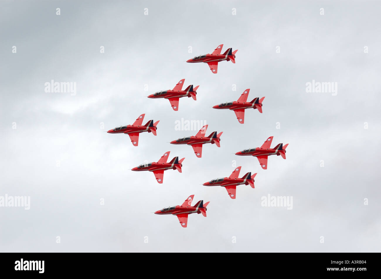 The red arrows arial display team Stock Photo - Alamy