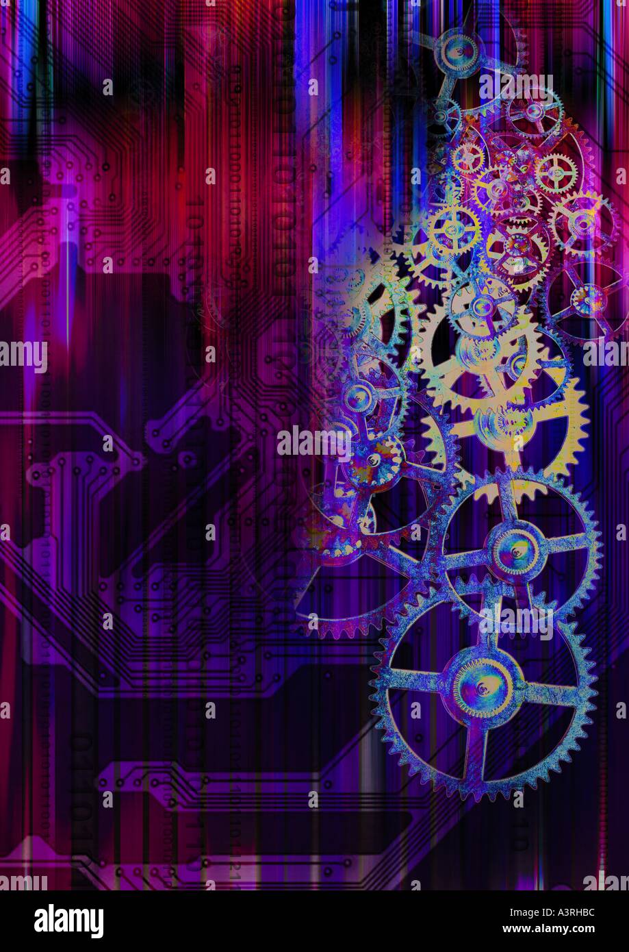 IT Background Design Stock Photo - Alamy