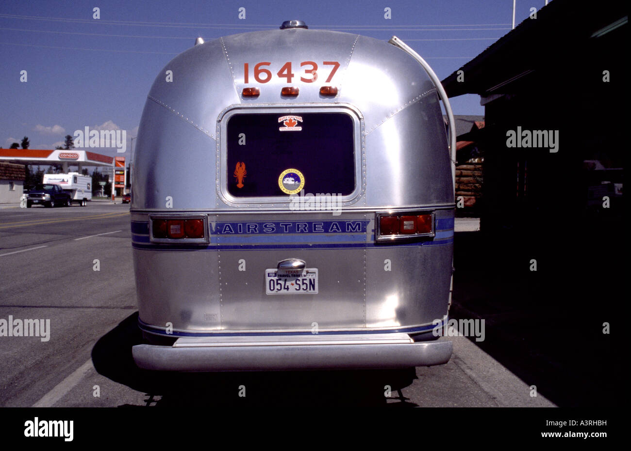 American recreational vehicle (RV), Airstream Trailer, USA Stock Photo ...