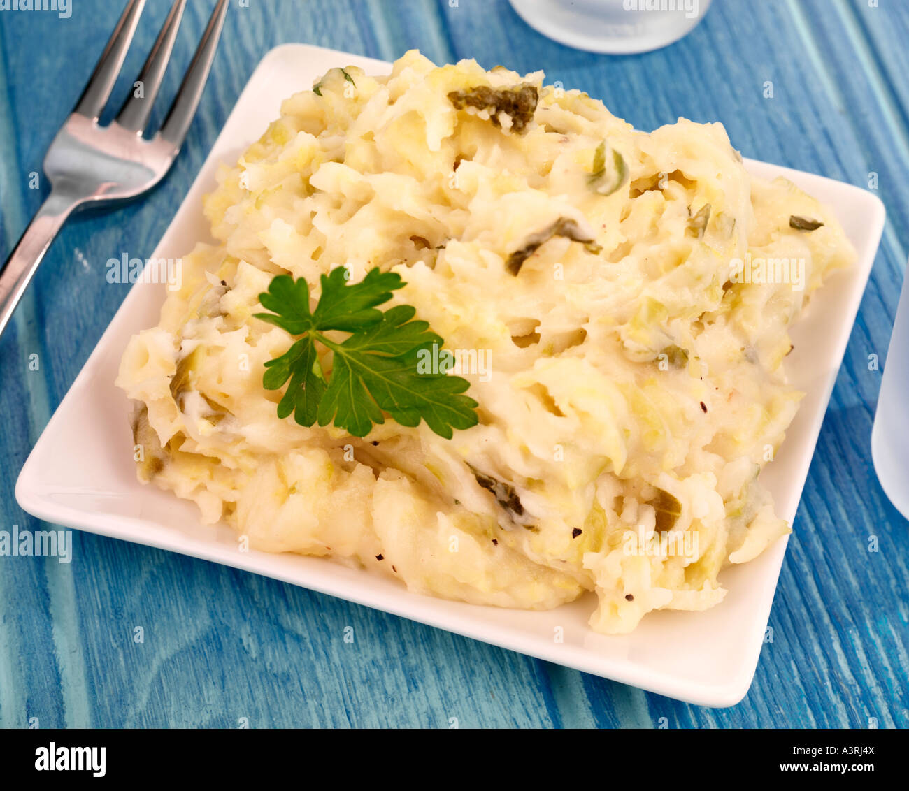 IRISH COLCANNON POTATO AND CABBAGE MASH Stock Photo Alamy