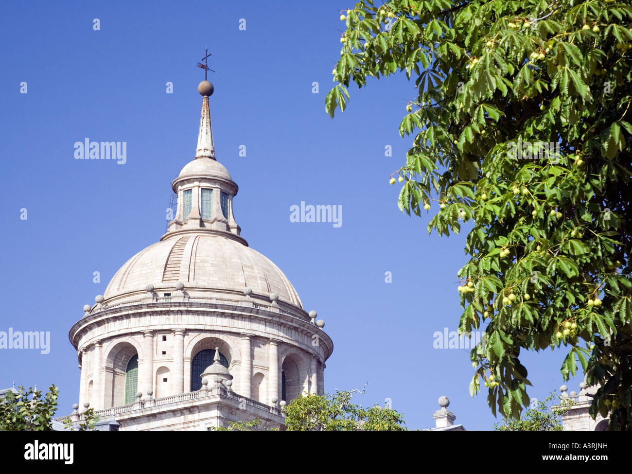 The Royal Monastery of San Lorenzo del Escorial, spain Stock Photo