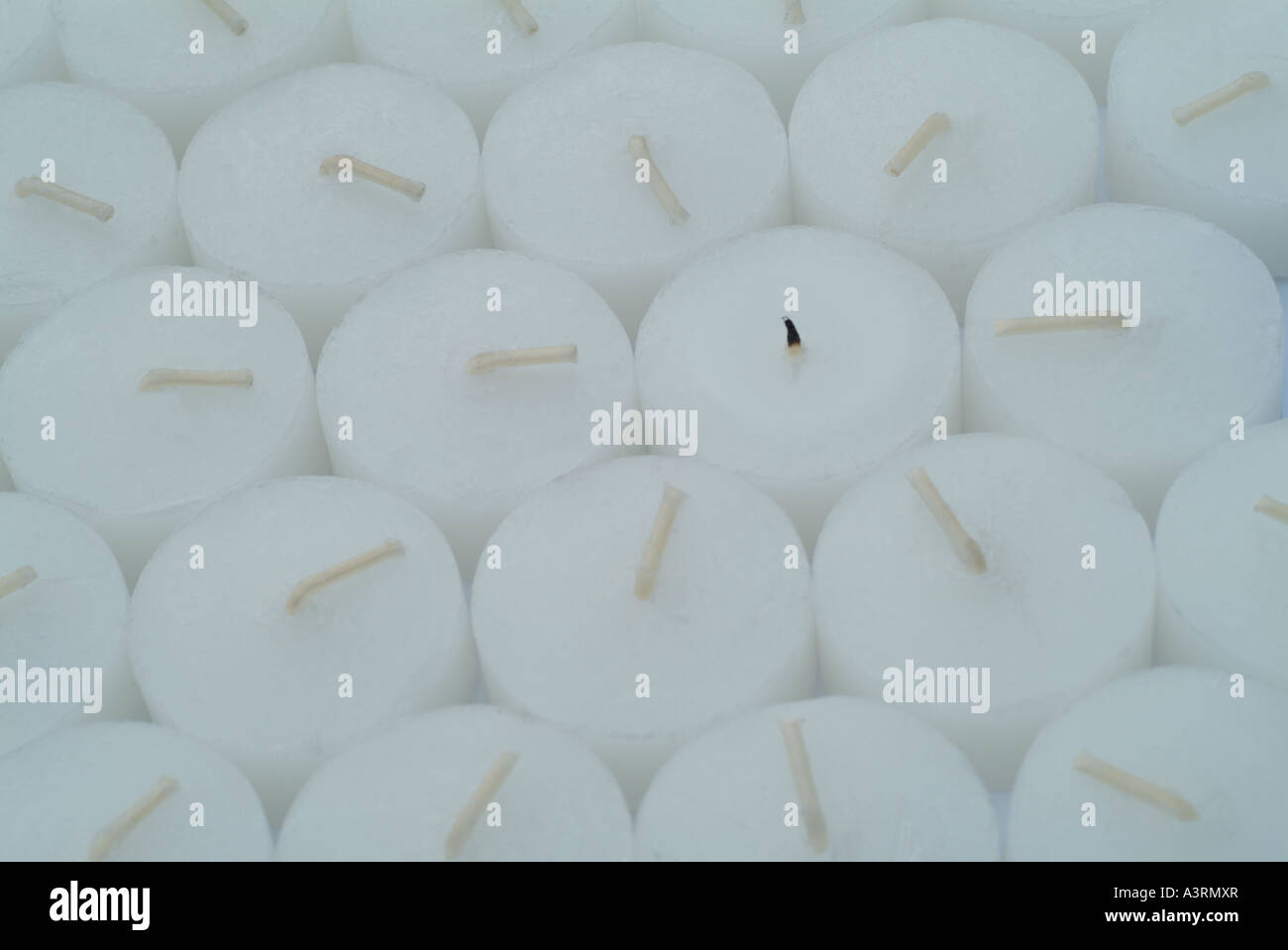 Burnt Candles Stock Photo Alamy