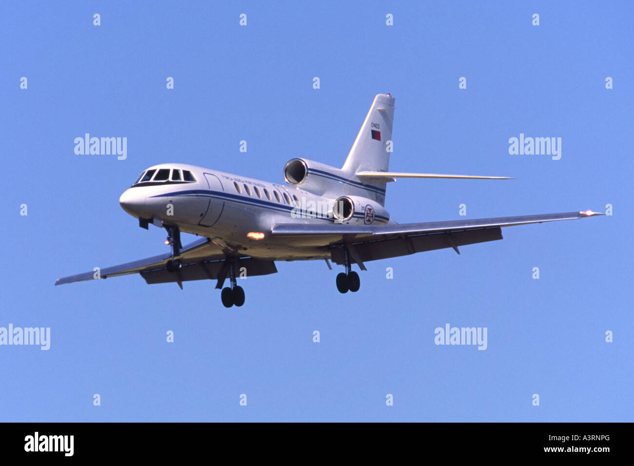 Dassault Falcon 50 operated by Esq 504 of the Portuguese Air Force Stock Photo